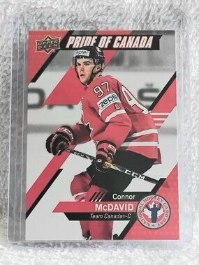 5/$20 Mint 2021 UD HCD Connor McDavid Pride of Canada NHL Card CAN-6!!